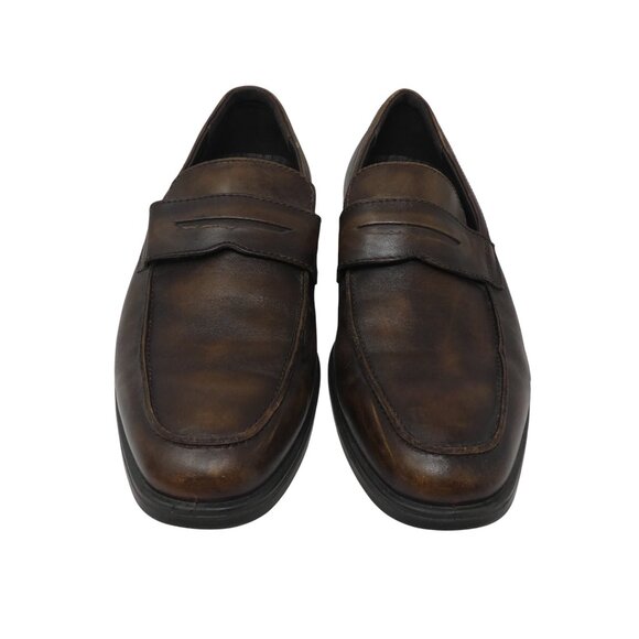 Ecco Melbourne Brown Leather Penny Loafers Mens10 main image 8